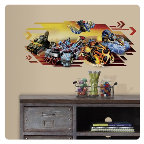 Skylanders Superchargers Peel and Stick Giant Wall Graphic